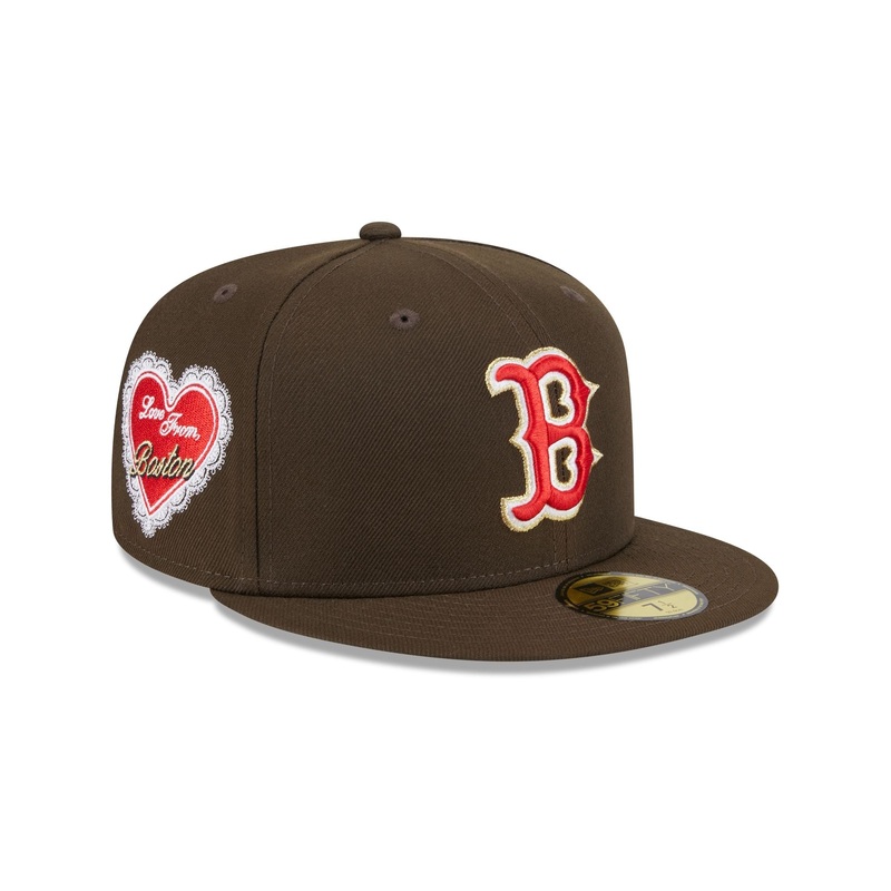 Love From Boston Red Sox 59FIFTY Fitted Hat 7