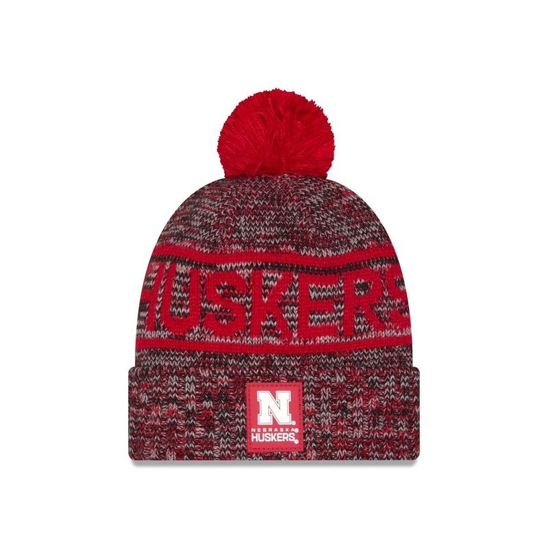 Nebraska Cornhuskers Cold Weather Pom Knit Hat One Size