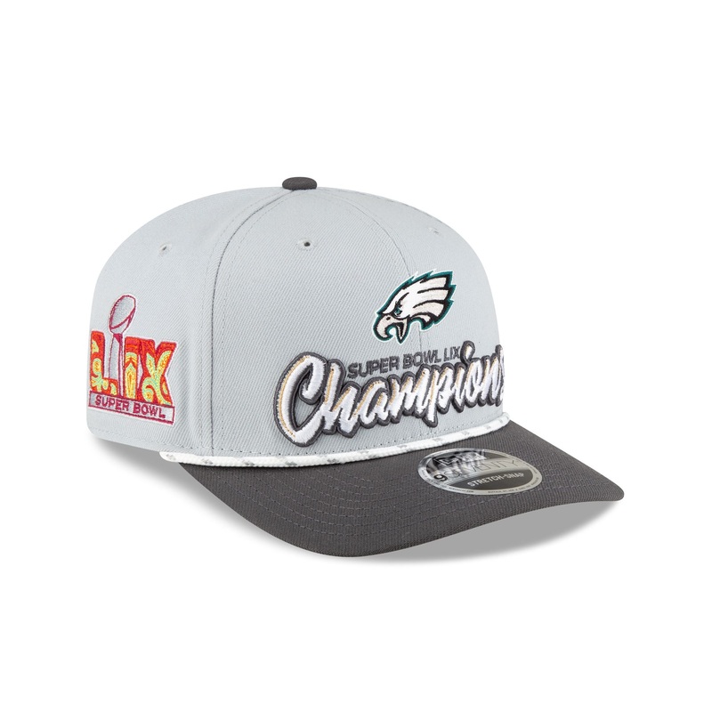 Philadelphia Eagles Super Bowl LIX Champions Locker Room Kids 9SEVENTY Stretch-Snap Hat Youth
