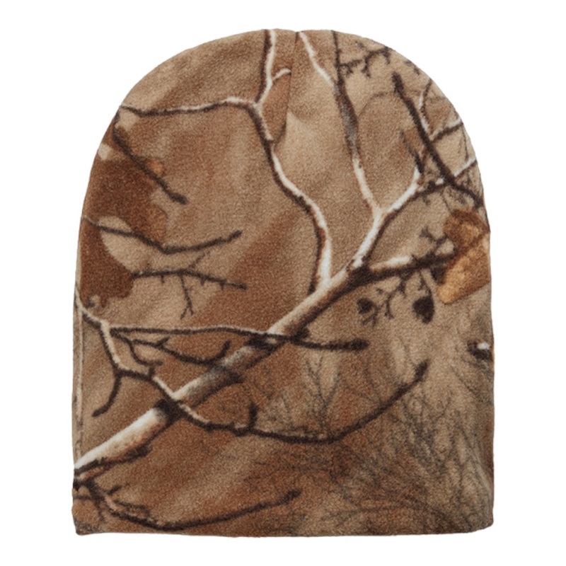 Port Authority C901 Camouflage Fleece Beanie Mossy Oak Break-Up Country