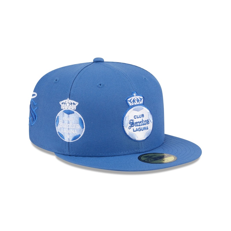 Santos Laguna Indigo 59FIFTY Fitted Hat 7