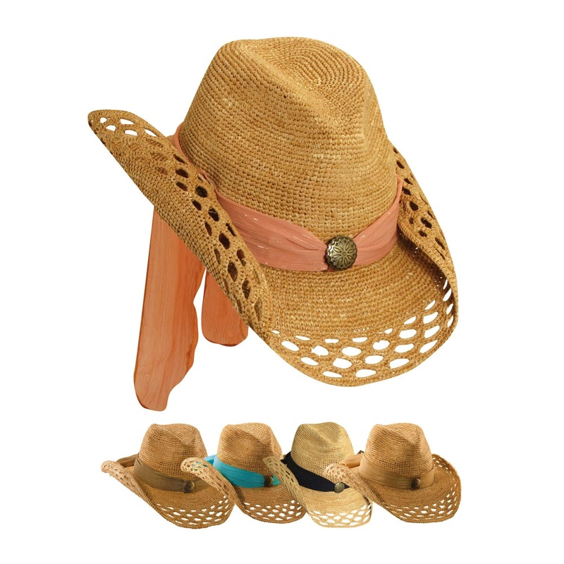 Scalloped Brim Western Hat by Callanan Turquoise