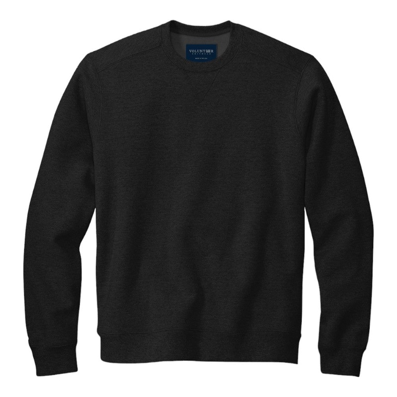 Volunteer Knitwear Chore Fleece Crewneck VL130 Deep Black S