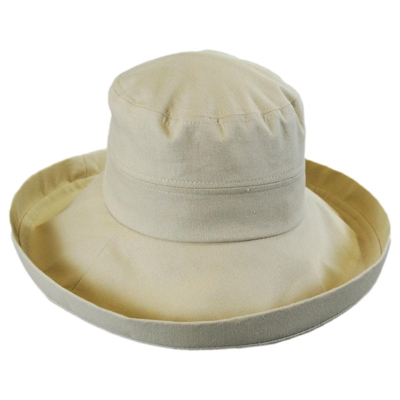 Wholesale Lily Linen Sun Hat B2B Pre-Pack SAND (6) M, (6) L