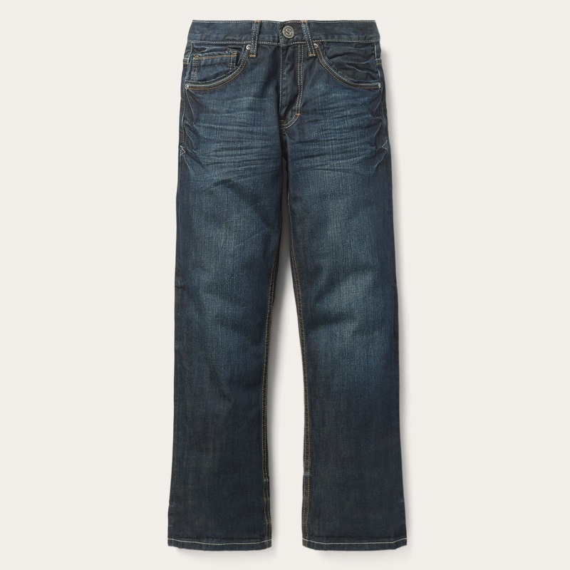1312 Fit Jeans With a Pieced Back Pocket Blue 32 30
