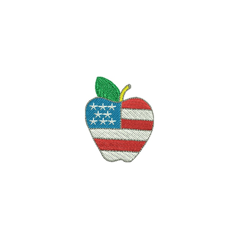 Apple American Flag Default Title One Size