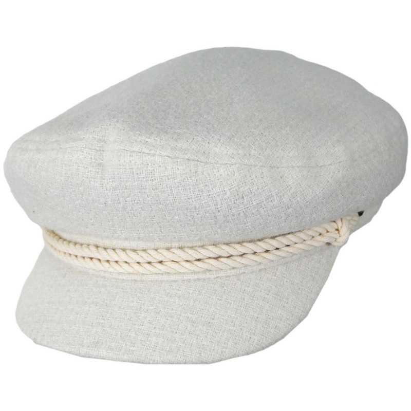 Boucle Knit Fiddler Cap OFF WHITE XS
