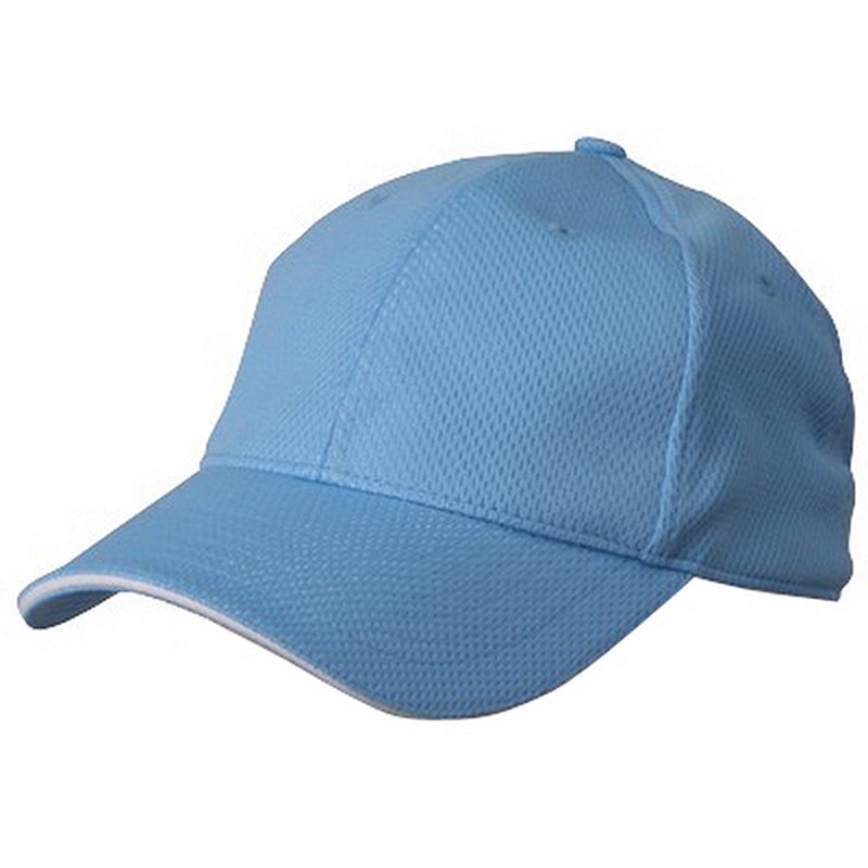 Jersey 6 Panel Athletic Mesh Cap Blue One Size