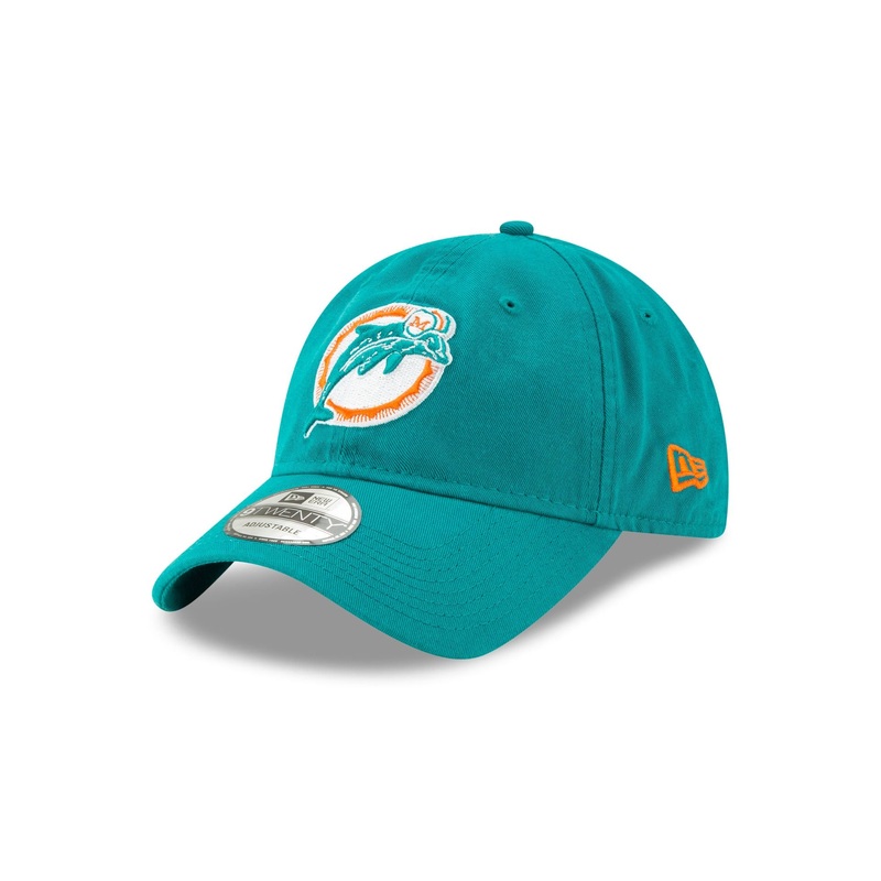 Miami Dolphins Core Classic 2.0 9TWENTY Adjustable Hat One Size