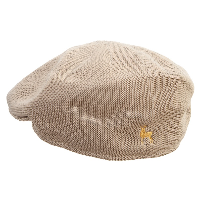 Michigan Deer Logo Embroidered Big Mesh Ivy Cap Khaki XL-2XL