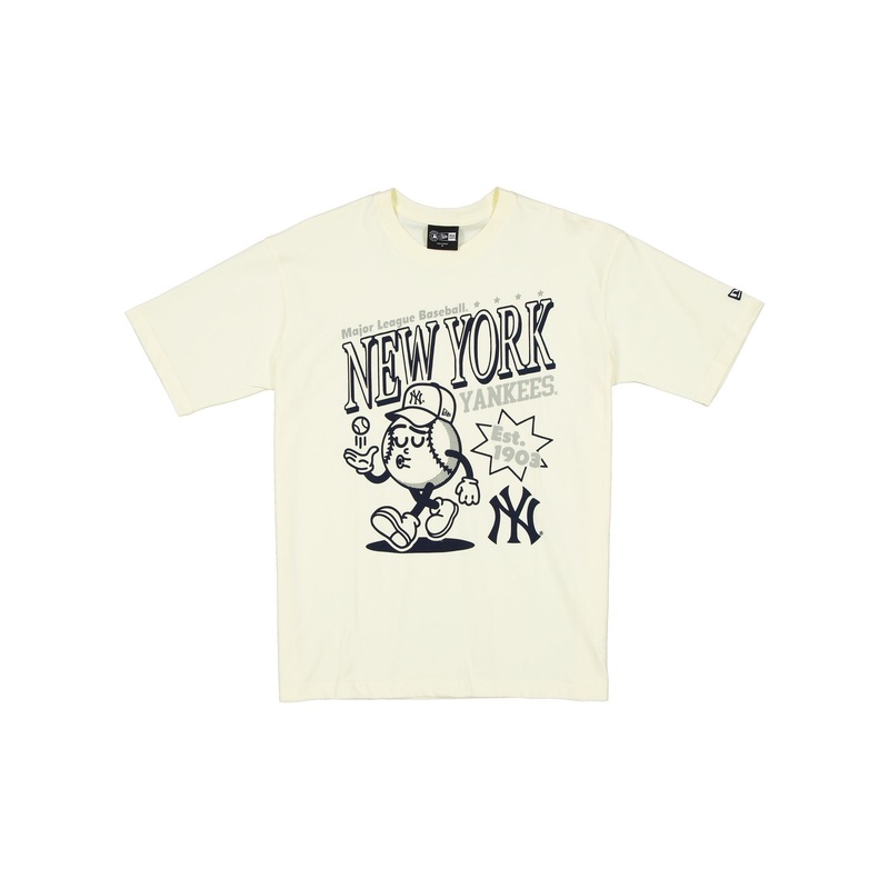 New York Yankees Sport Classics Chrome White T-Shirt S