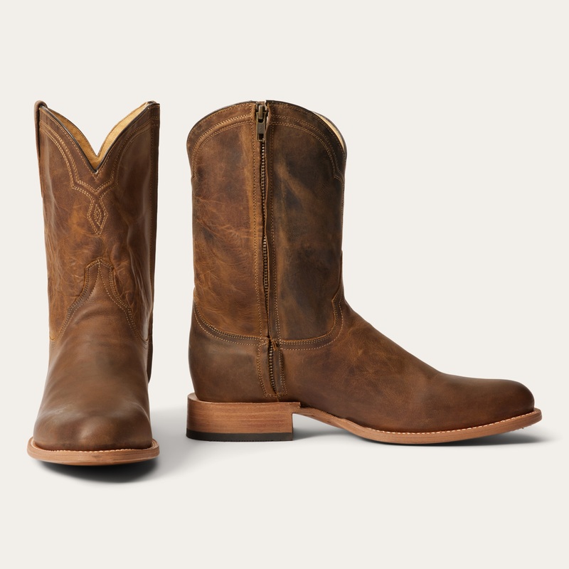 Rancher Zip Roper Oiled Brown 7 D