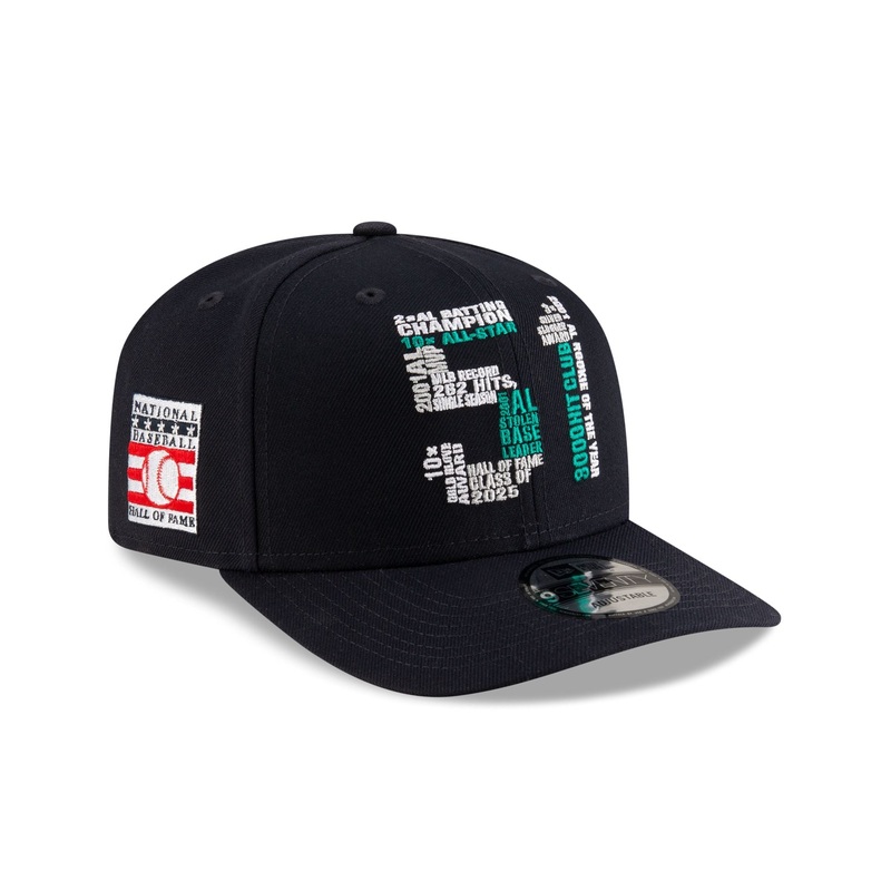 Seattle Mariners Hall of Fame 2025 Ichiro Suzuki 9SEVENTY Stretch-Snap Hat One Size