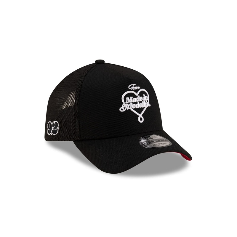 TRUE. Made in Medelln Black 9FORTY A-Frame Snapback Hat One Size