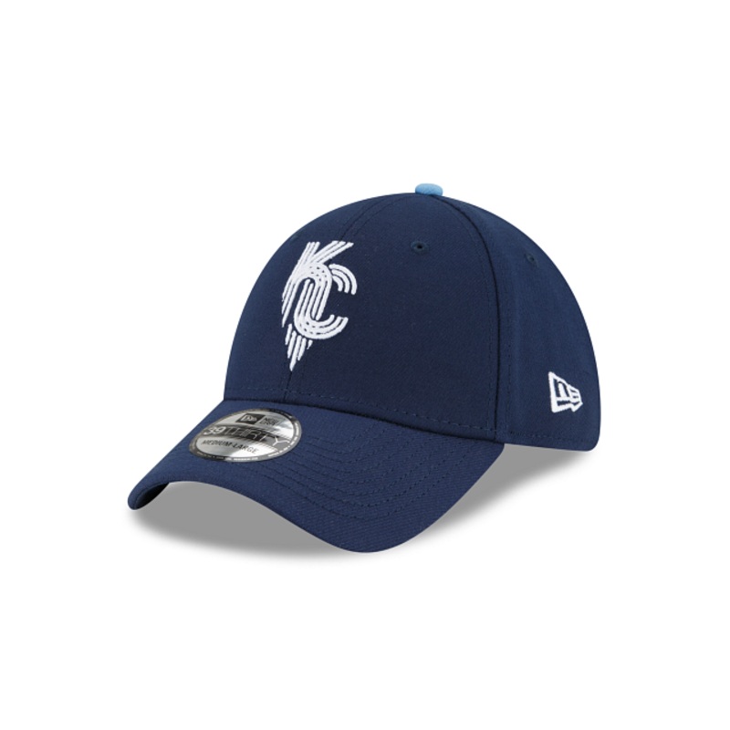 Kansas City Royals City Connect 39THIRTY Stretch Fit Hat S/M