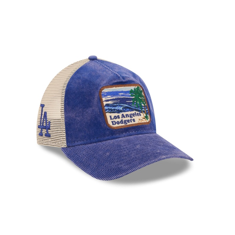 Los Angeles Dodgers Vintage Landscape 9TWENTY A-Frame Trucker Hat One Size