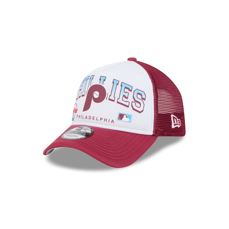 Philadelphia Phillies Sport Classics 9FORTY A-Frame Trucker Hat One Size