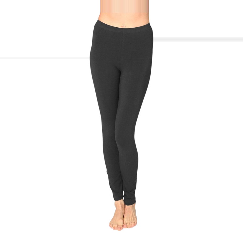Royal Apparel Women’s Cotton Spandex Leggings  Style 1007 Made in USA Asphalt XS