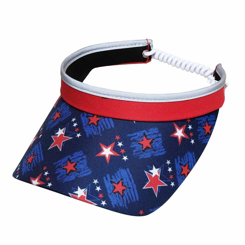 Starz Golf Sun Visor with Coil Lace – GloveIt Golf Hats Navy
