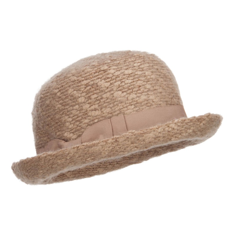 Women’s Ribbon Band Yarn Bowler Gold One Size