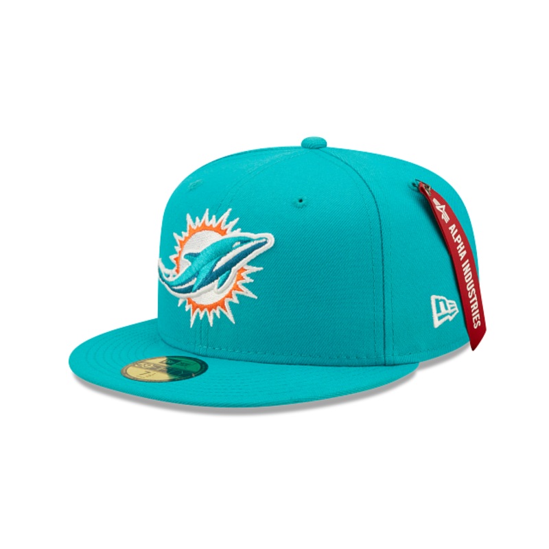 Alpha Industries X Miami Dolphins 59FIFTY Fitted Hat 7