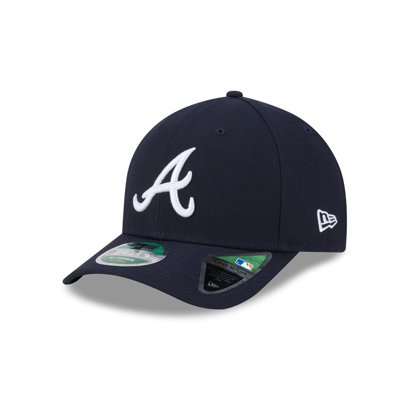 Atlanta Braves Road Authentic Collection 9FORTY M-Crown Snapback Hat One Size