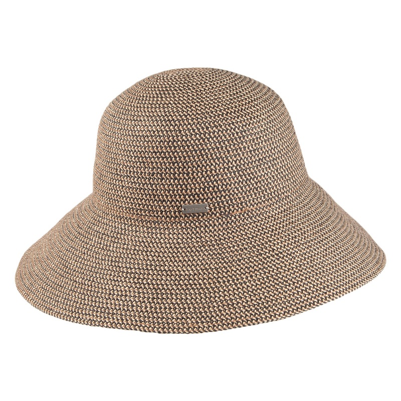 Betmar Hats Gossamer Sun Hat – Tan-Black 1-Size