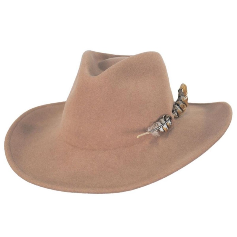 Calico Litefelt Wool Western Hat CAMEL S