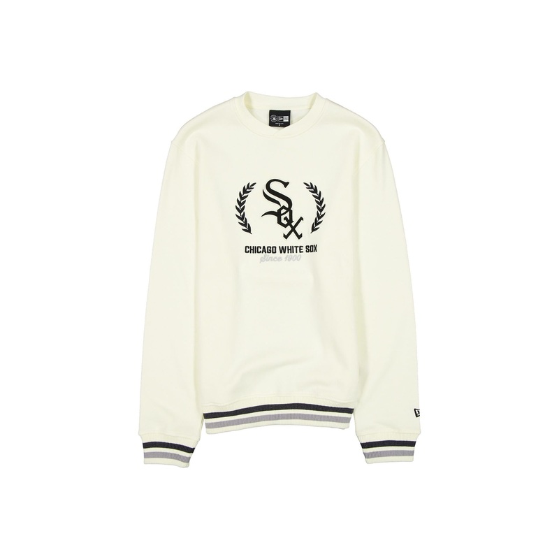 Chicago White Sox Throwback Chrome White Crewneck S