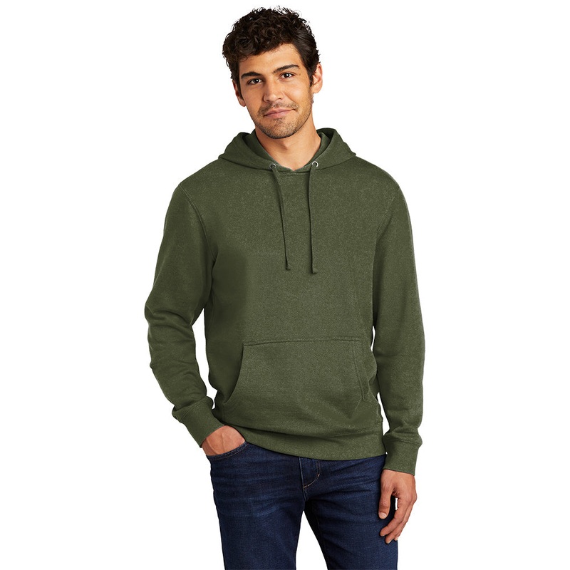 District DT6100 V.I.T. Fleece Hoodie – Olive Olive XS