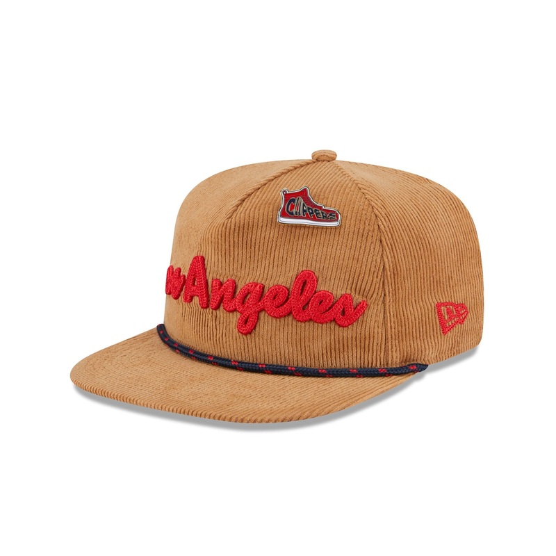 Los Angeles Clippers 2025 All-Star Game Fan Pack Corduroy Golfer Hat One Size