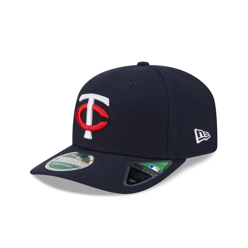 Minnesota Twins Home Authentic Collection 9SEVENTY Stretch-Snap Hat One Size