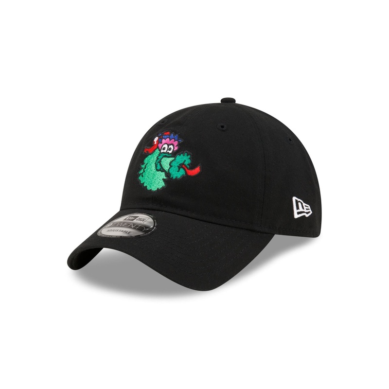 Philadelphia Phillies Philly Phanatic Black 9TWENTY Adjustable Hat One Size