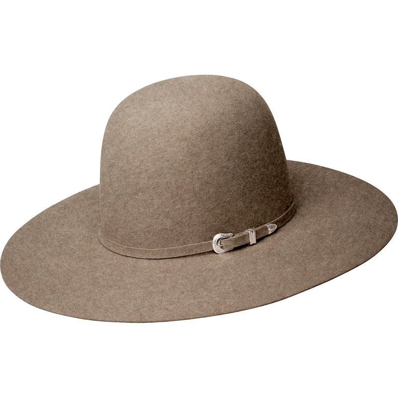 Pro 7X Open 4.25″ Cowboy Hat Black 6 3/4