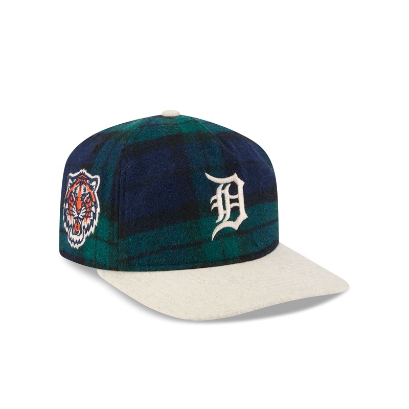 Detroit Tigers Plaid Letterman 19TWENTY Adjustable Hat One Size