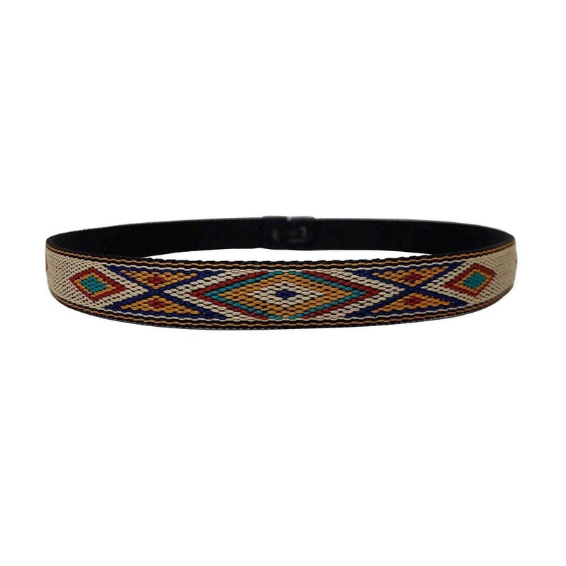 Firedance | Leather Cowboy Hat Band Cream