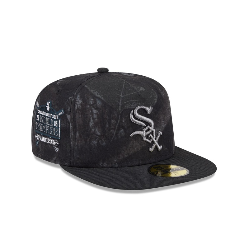 Just Caps Ripstop Camo Chicago White Sox 59FIFTY A-Frame Fitted Hat 7