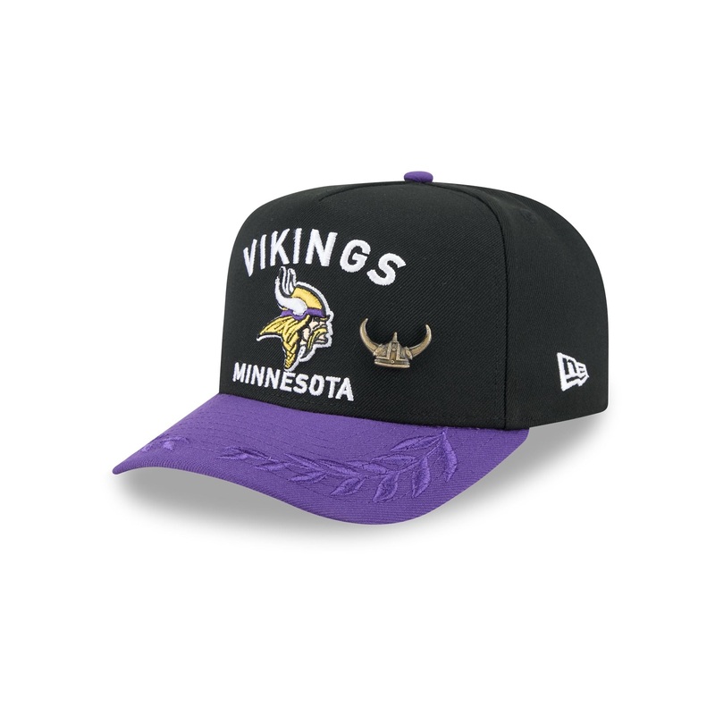 Minnesota Vikings 2025 Draft Black 59FIFTY A-Frame Fitted Hat 7