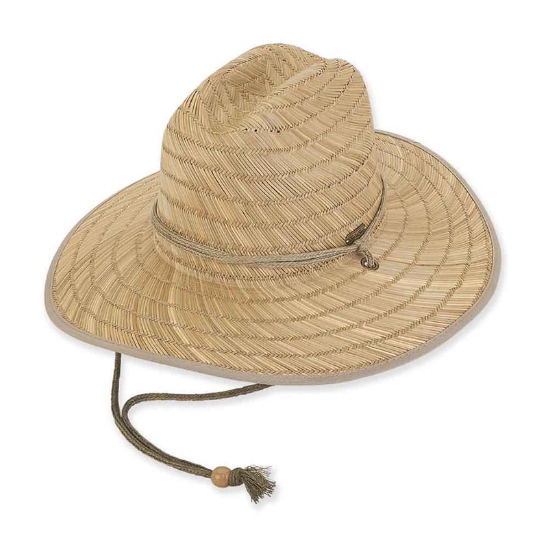 Small Heads Rush Straw Lifeguard Hat – Sunny Dayz Petite Hats Natural Small (54 cm)