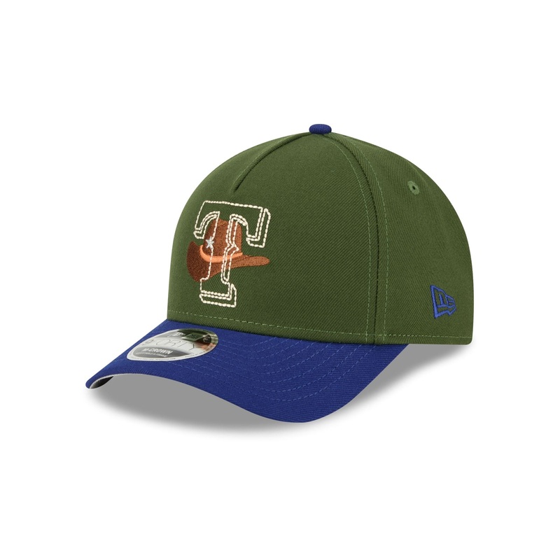 Texas Rangers City Feature 9FORTY M-Crown A-Frame Snapback Hat One Size