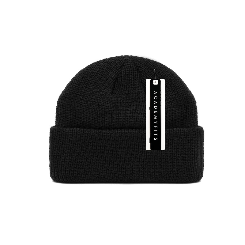 Academy Fits Hot Docker Knit Beanie Cap 6013D Black