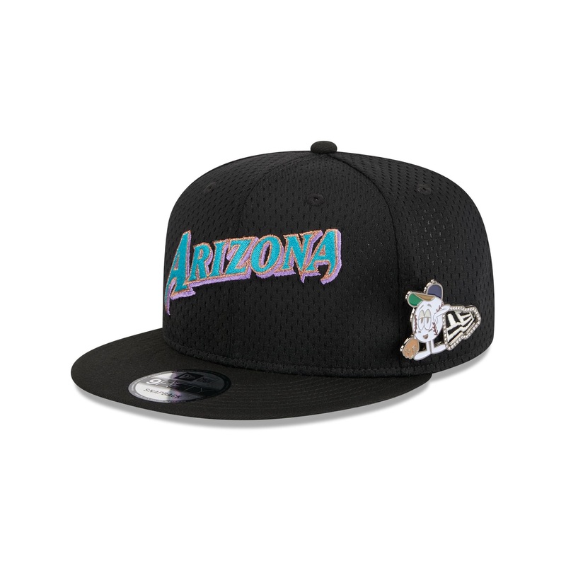 Arizona Diamondbacks Post-Up Pin 9FIFTY Snapback Hat One Size