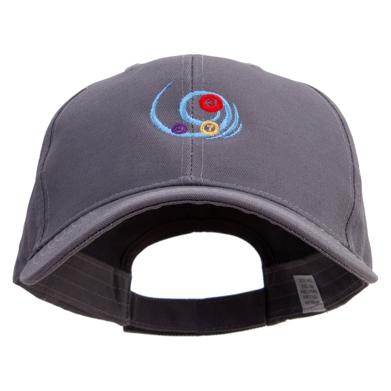 Bingo and Lotto Embroidered Big Size High Profile Twill Cap Grey XL-3XL