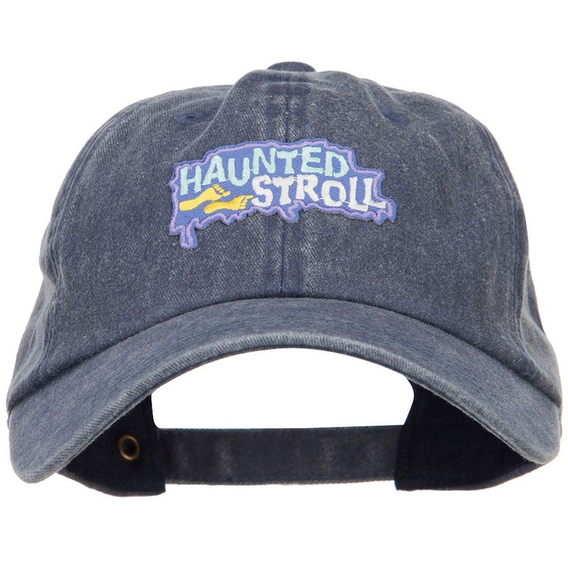 Halloween Haunted Stroll Patched Unstructured Cap Navy One Size