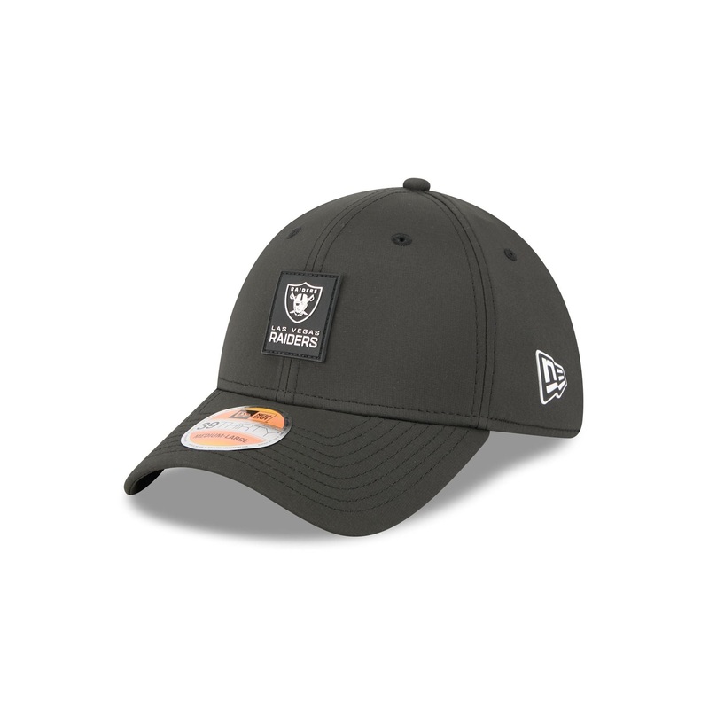 Las Vegas Raiders 2025 Sideline Hot Weather 39THIRTY Stretch Fit Hat S/M
