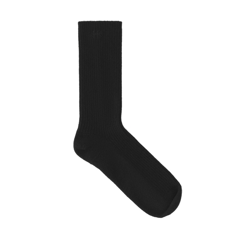 Leif Cashmere Socks Black One Size