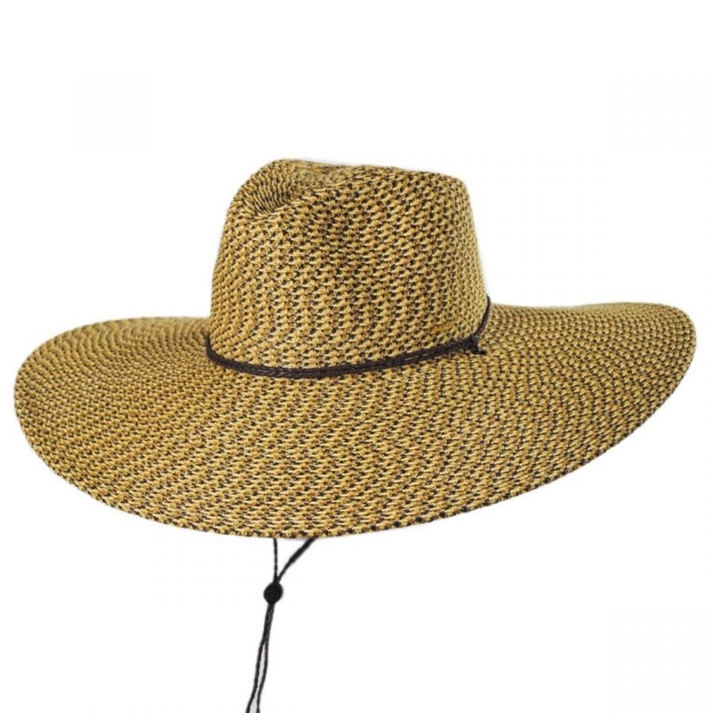 Lifeguard Toyo Straw Blend Sun Hat BROWN TWEED M