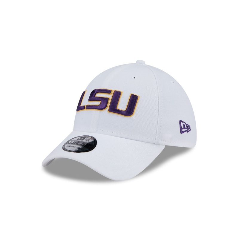 LSU Tigers Chrome 39THIRTY Stretch Fit Hat S/M