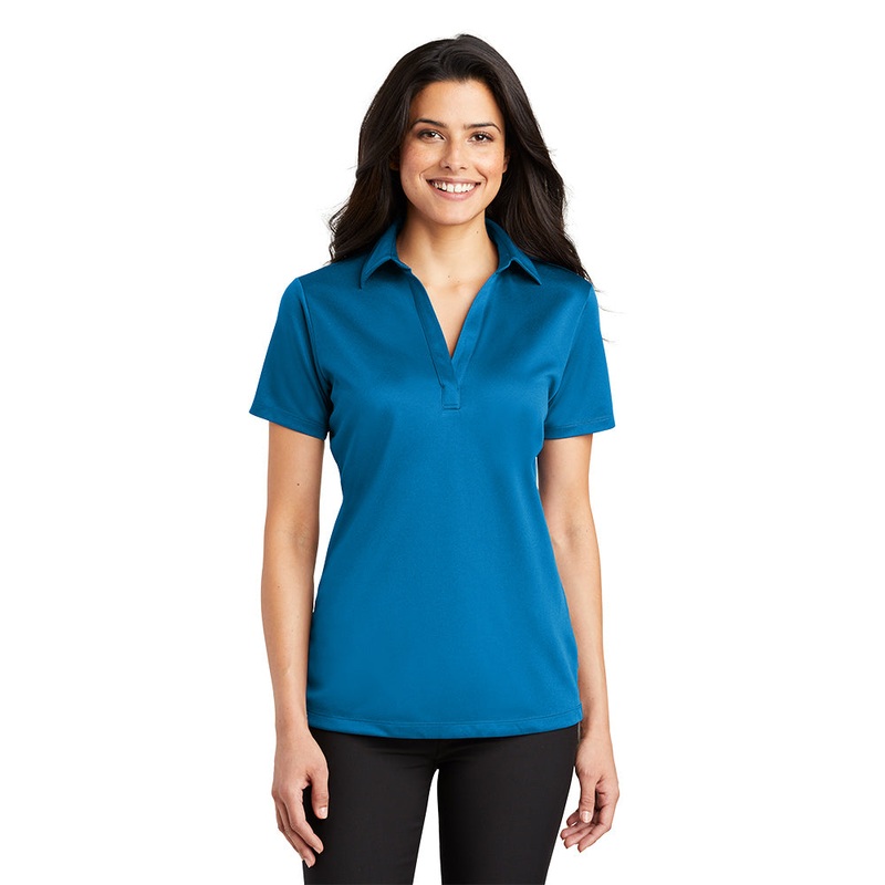 Port Authority L540 Ladies Silk Touch Performance Polo – Brilliant Blue Brilliant Blue XS