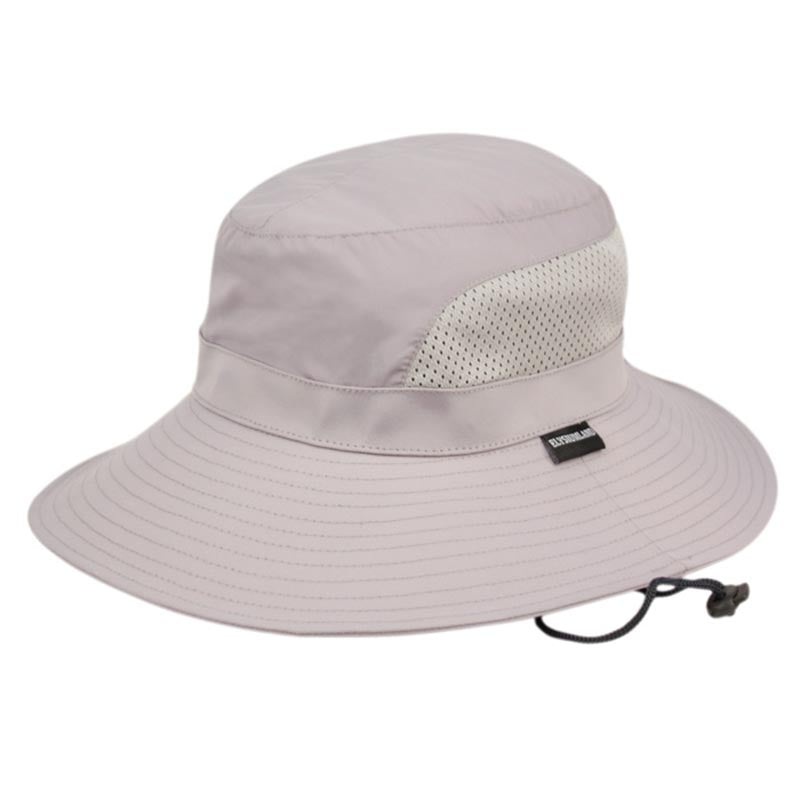 Women’s Hiking Hat with Ponytail Hole – Elysiumland Outdoor Gear Grey OS (57 cm – 59 cm)